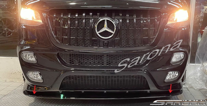 Custom Mercedes Sprinter  All Styles Front Add-on Lip (2019 - 2023) - $290.00 (Part #MB-072-FA)